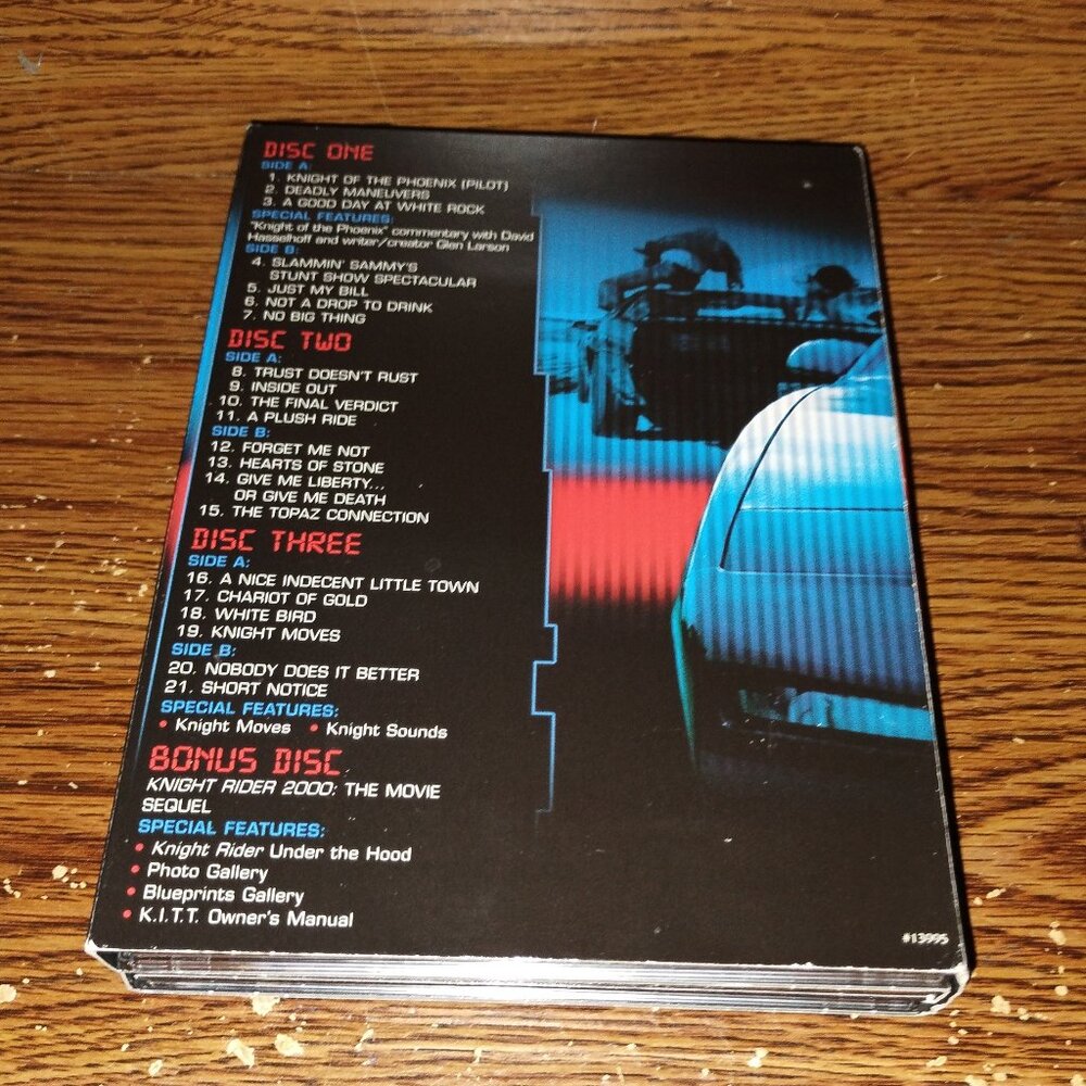Knight Rider - Complete First Season (DVD, 2005, 4-Disc Set) - Picture 9 of 9
